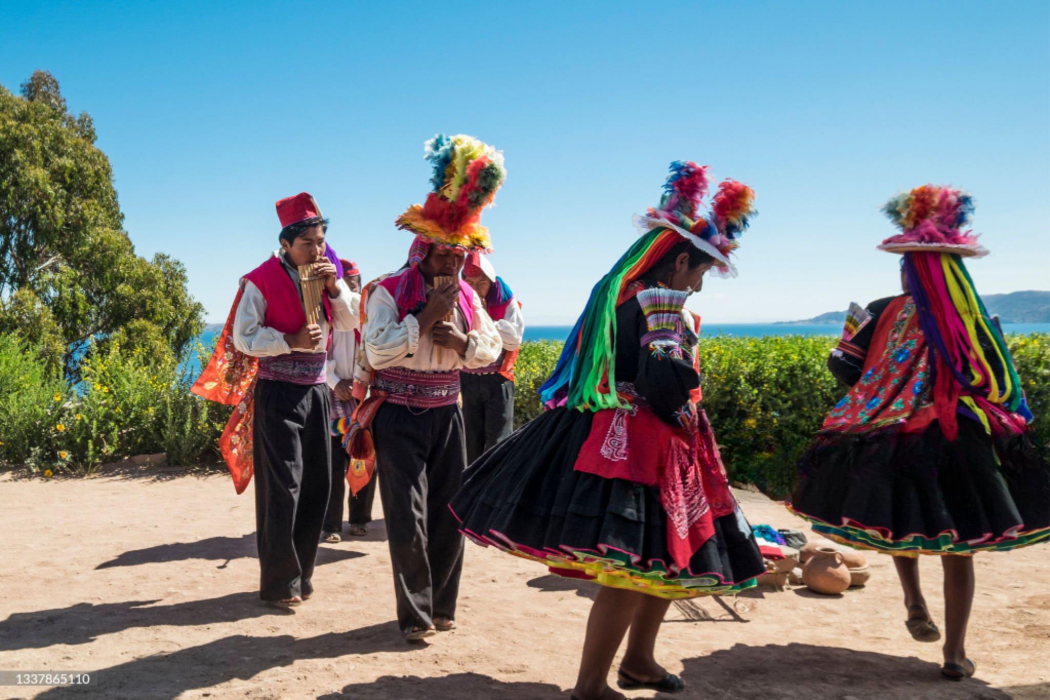Lake titicaca - Peruvian People